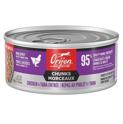 ORIJEN Cat Chunks Chicken & Tuna Kitten 155g