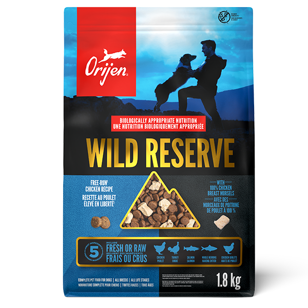 ORIJEN Dog Wild Reserve Chicken, Turkey & Fish
