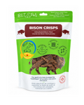 B&T Dehydrated Bison Meat Crisps 100g