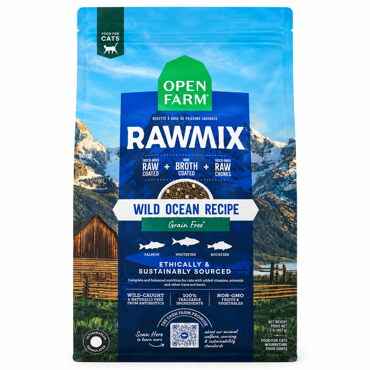 Open Farm Raw Mix for Cats - Wild Ocean
