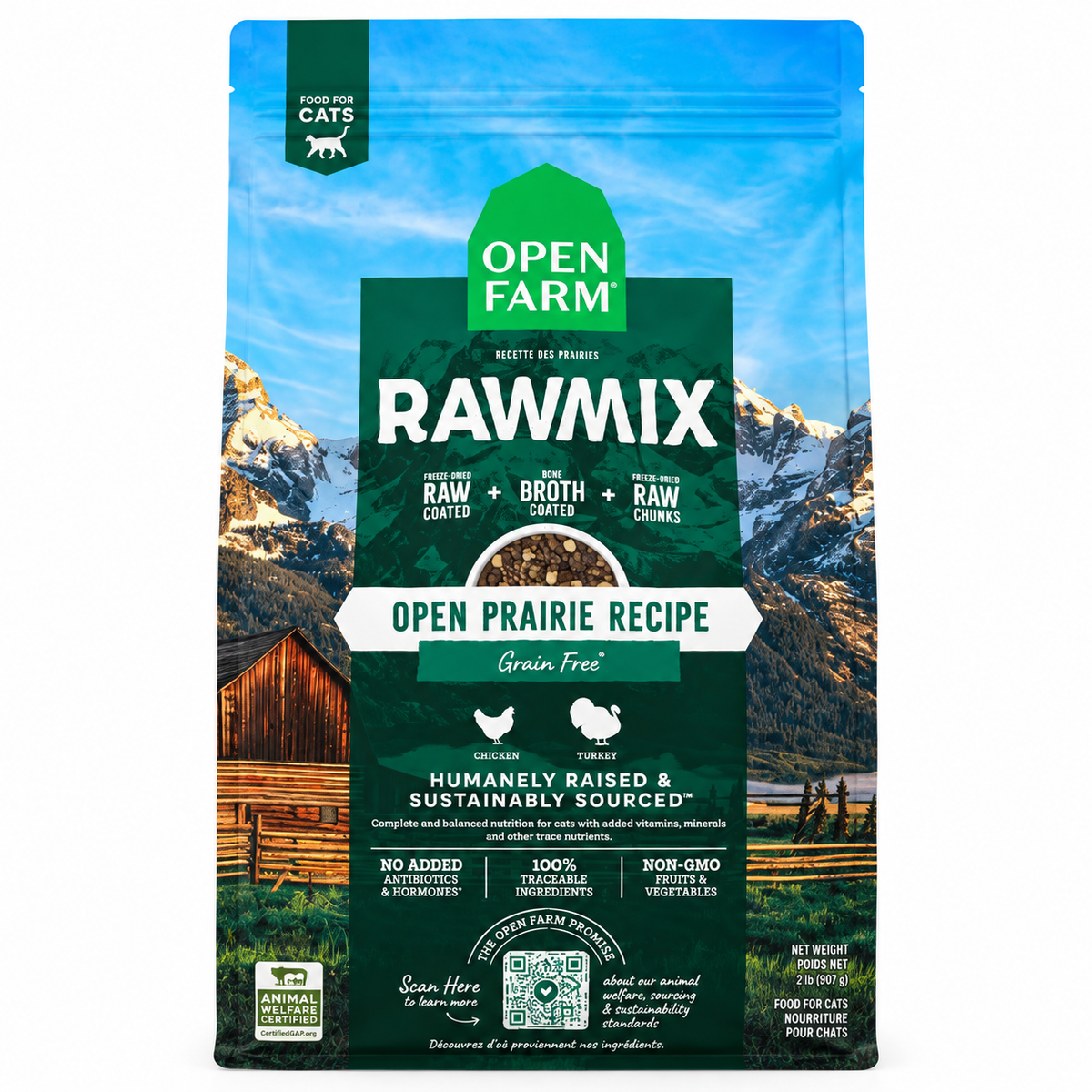 Open Farm Raw Mix for Cats - Open Prairie