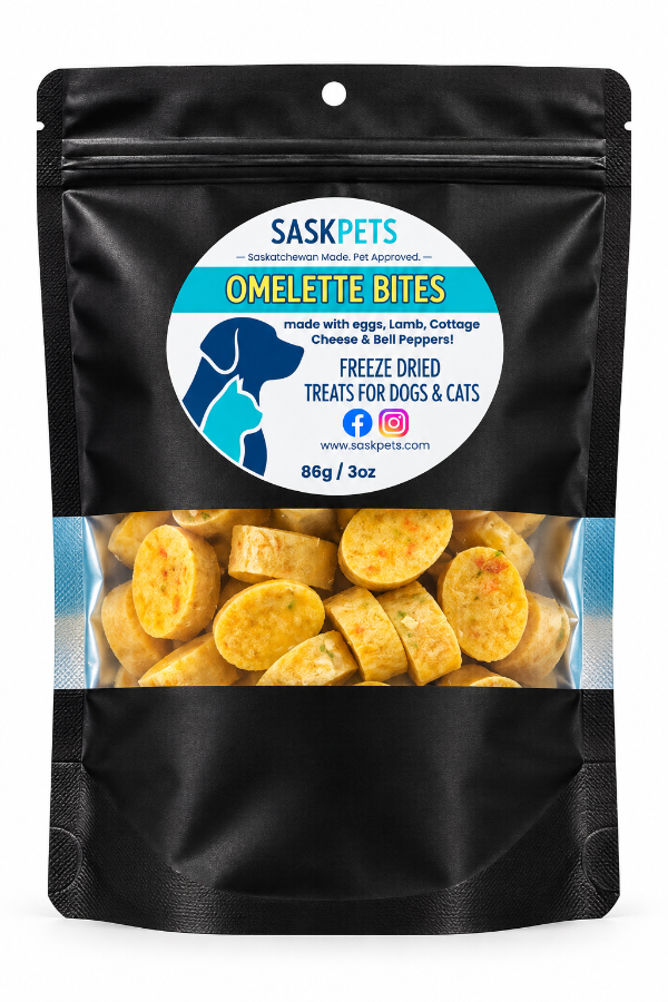 SaskPets Omlette Bites 86g