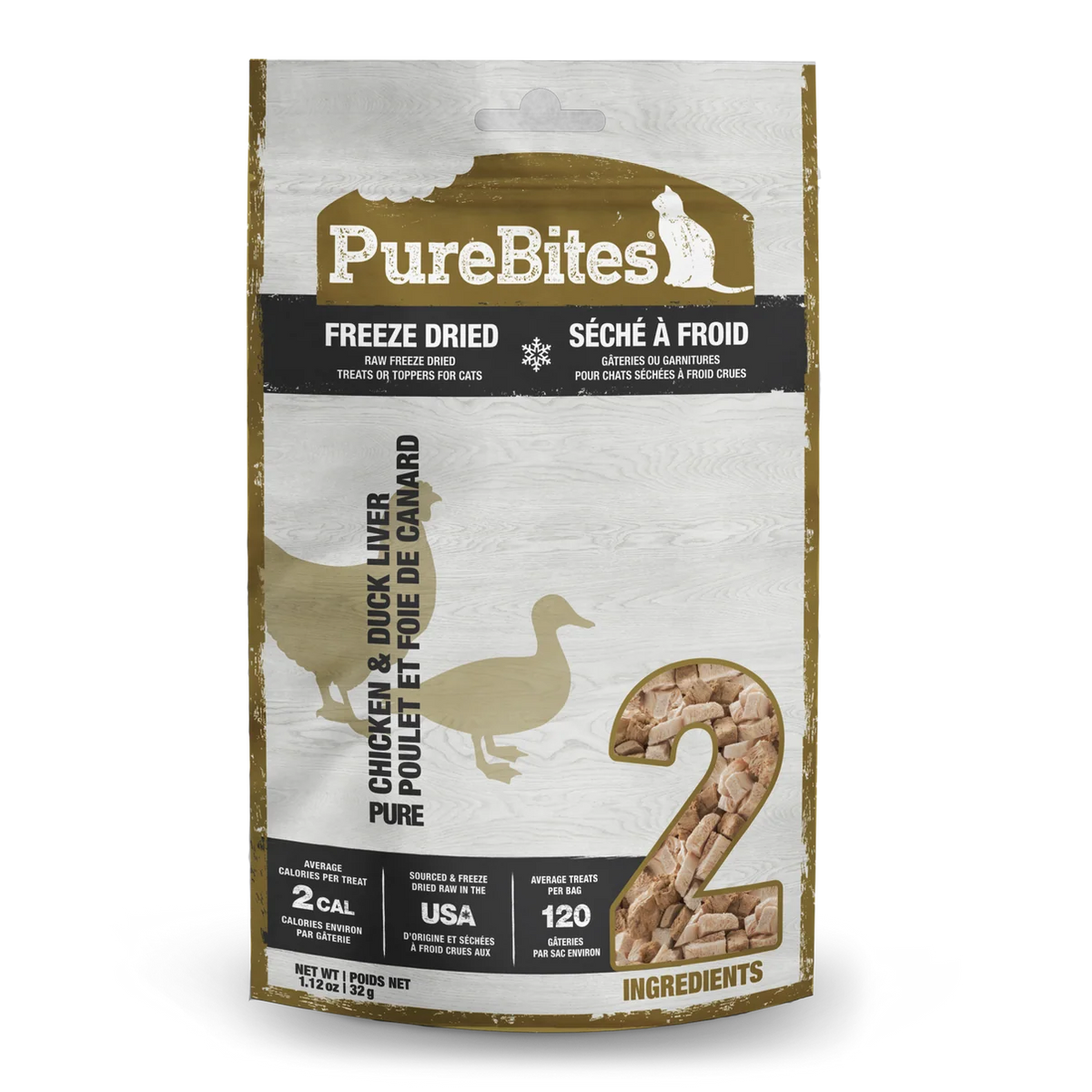 Purebites Chicken & Duck 32g CAT